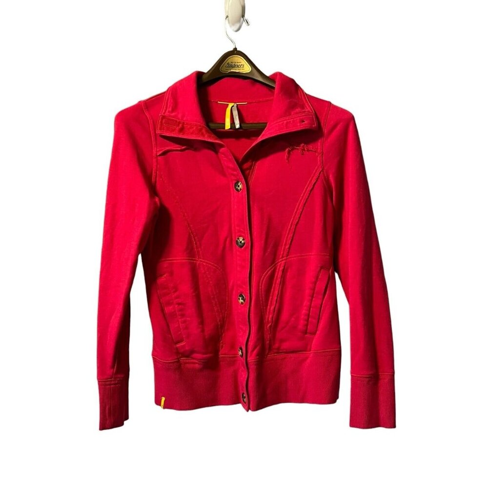Lole Pink Hooded Zip Up Moisture Wicking Jacket Size Large Athletic Preppy‎ City